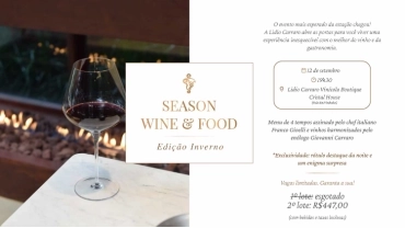 Lidio Carraro Season Wine & Food VI SETEMBRO